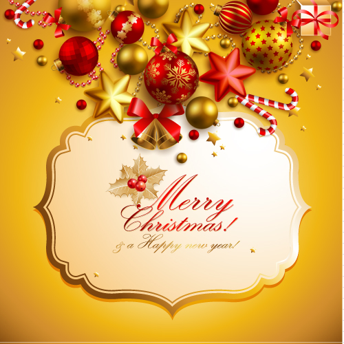 christmas elements background 03 vector