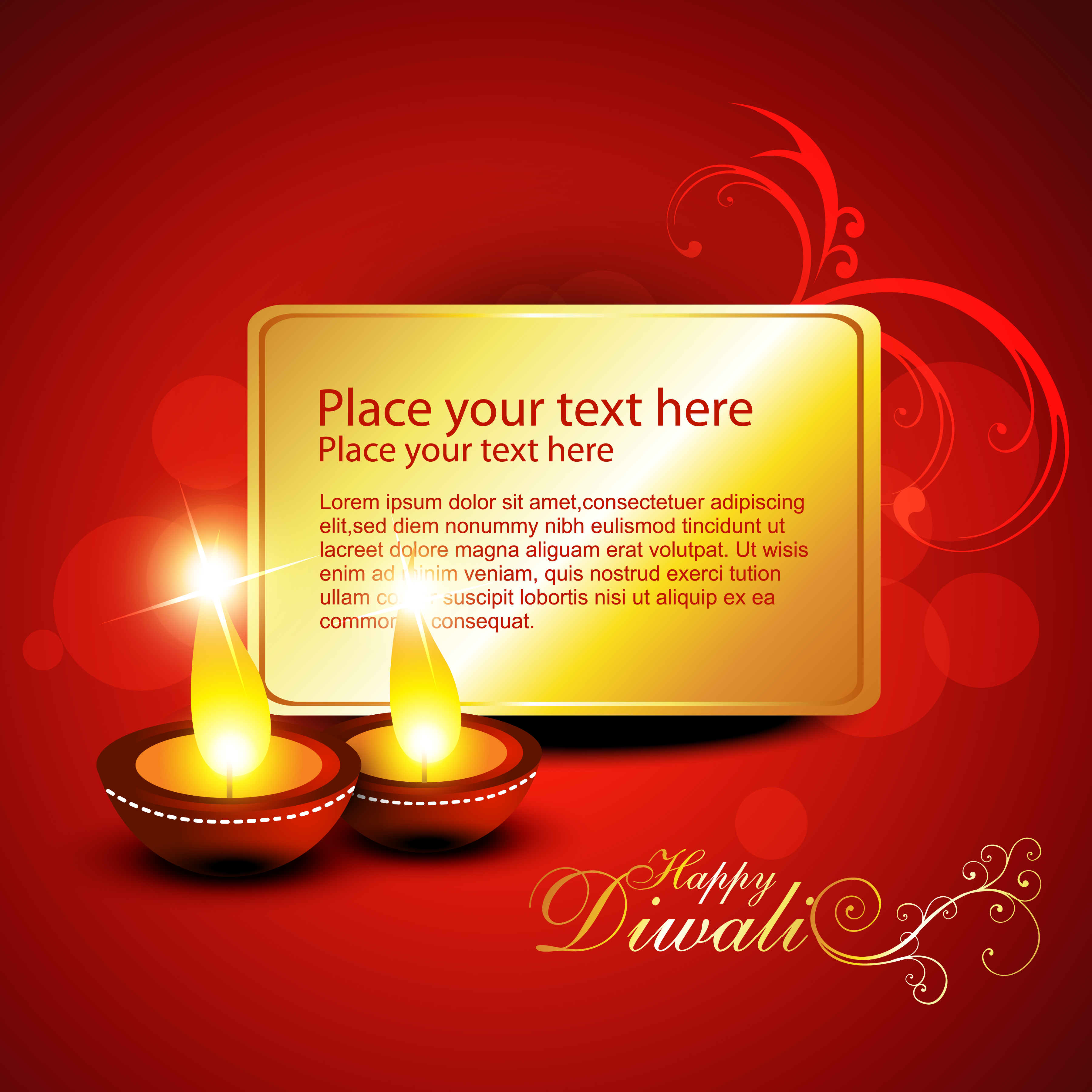 diwali beautiful background 02 vector