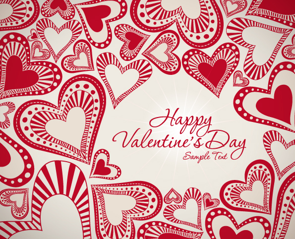 valentine background 04 vector