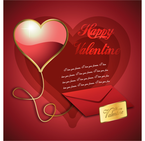 exquisite valentine background 05 vector