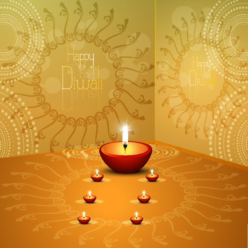 new year candle 03 vector