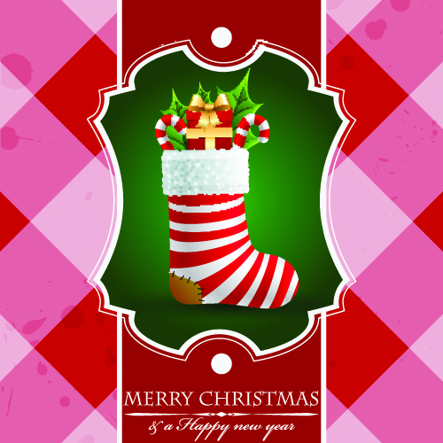 beautiful christmas background 01 vector