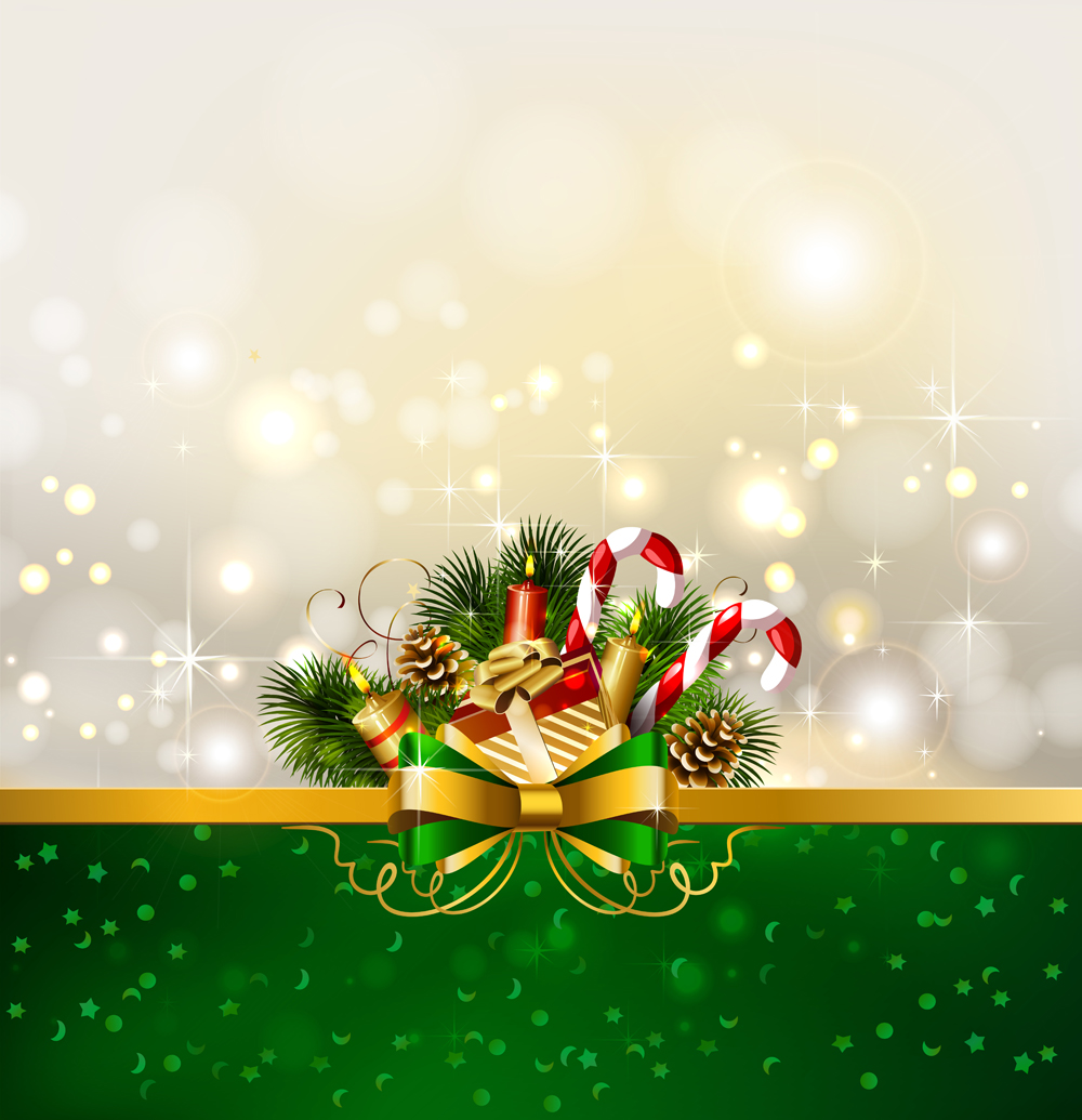 christmas decoration background 01 vector