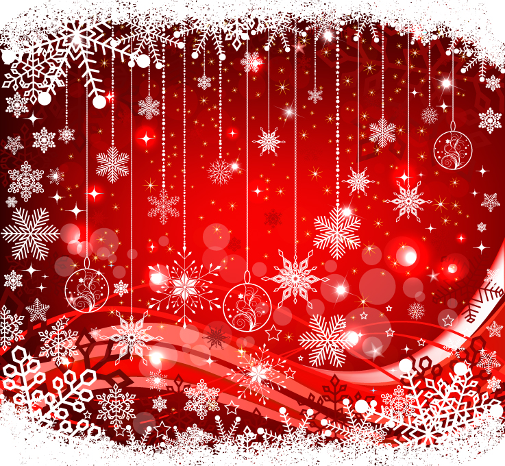 the exquisite christmas ball background 05 vector