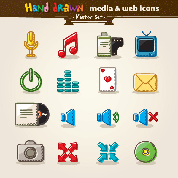 cartoon icon vector 2