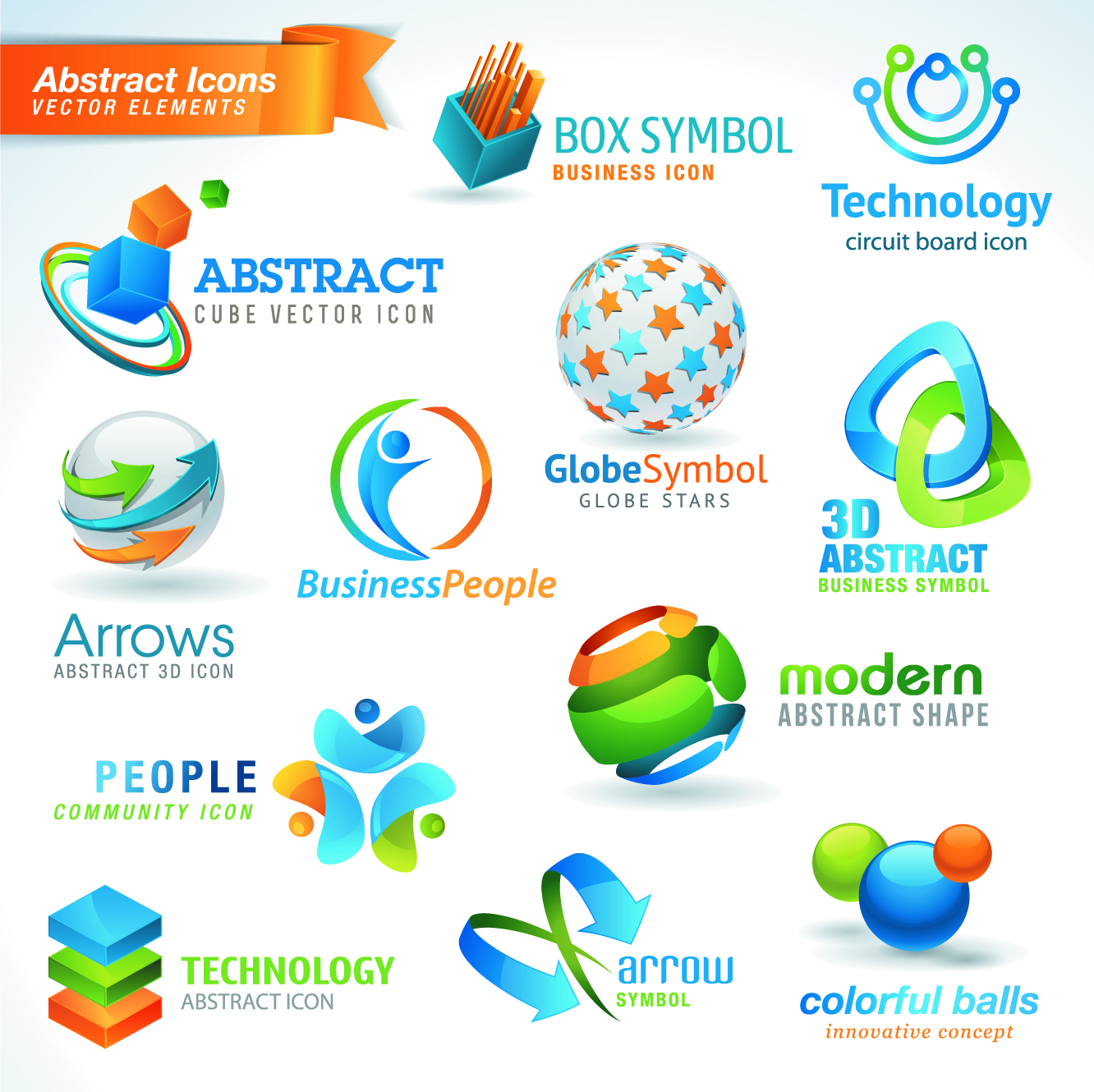 beautiful icon design 02 vector