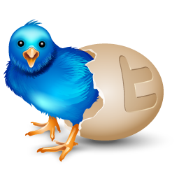 cartoon twitter icon 01 vector