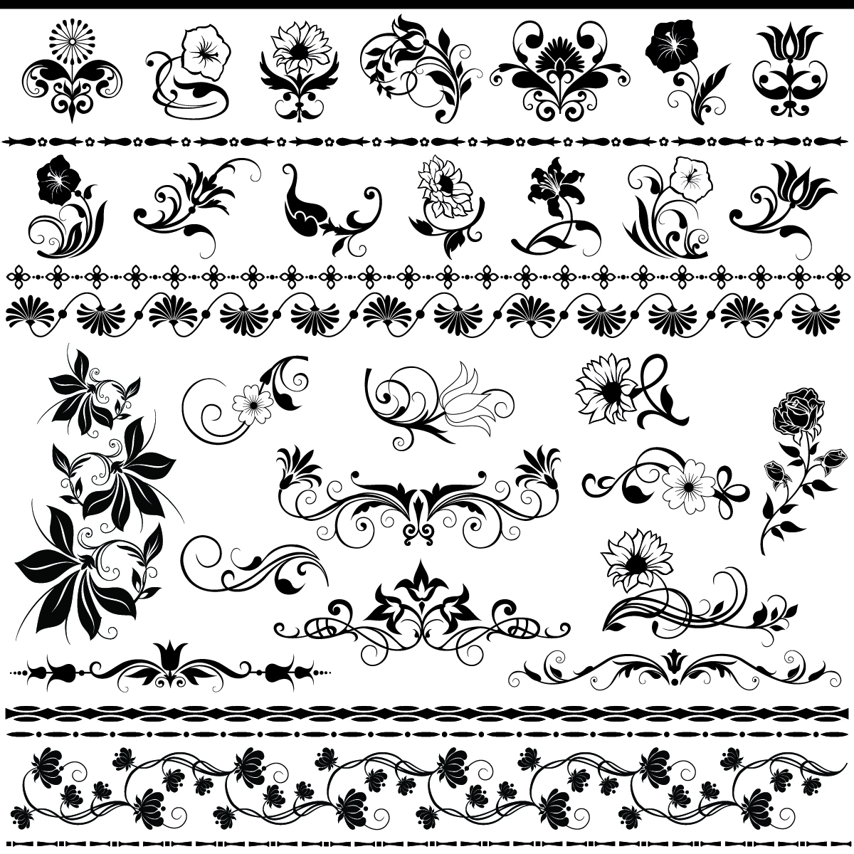 exquisite lace pattern 03 vector