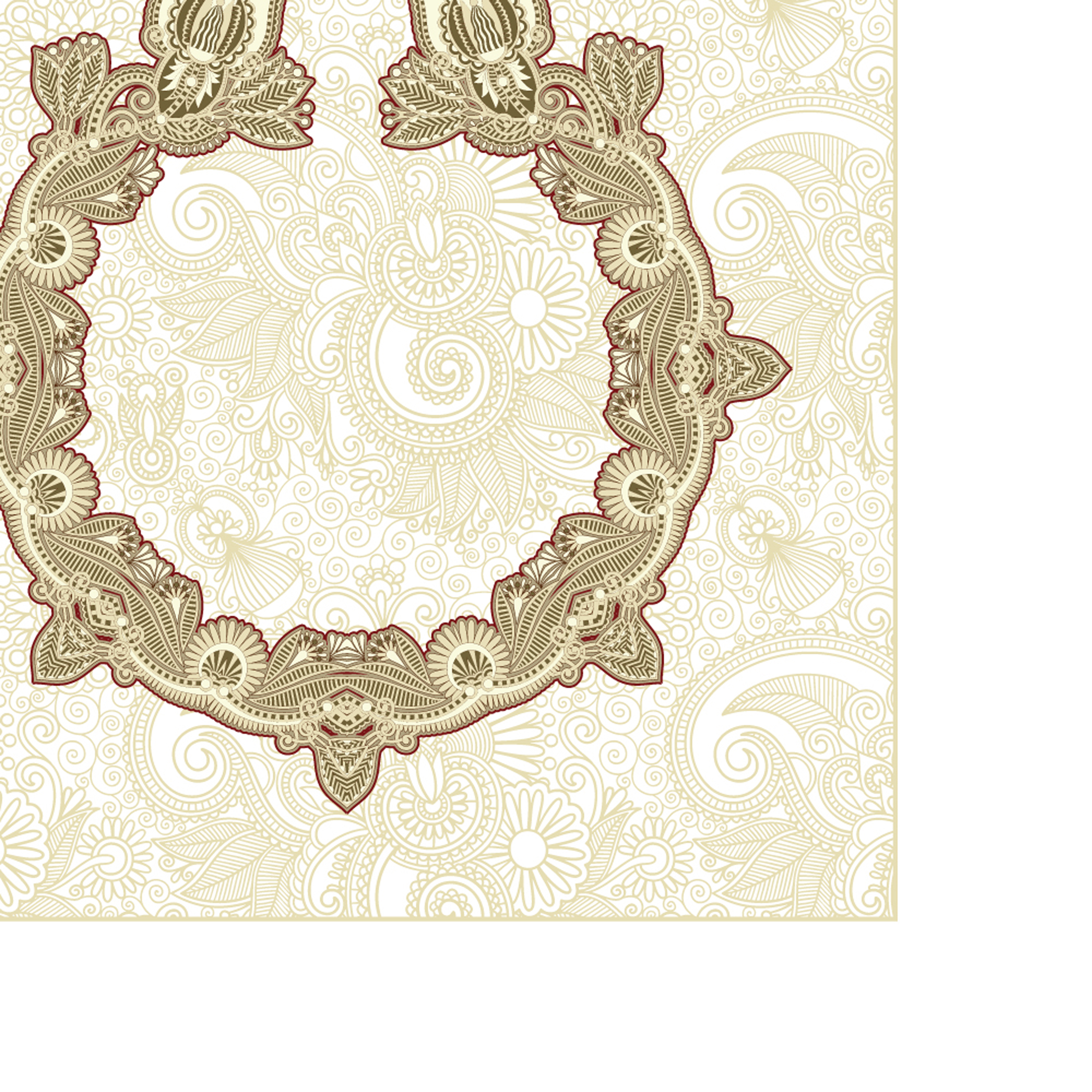 classic pattern border 03 vector