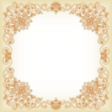 exquisite pattern border 03 vector