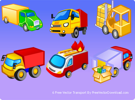 cute style icon vector transport