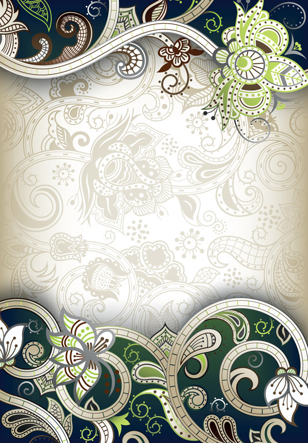 the gorgeous classical pattern vector 2