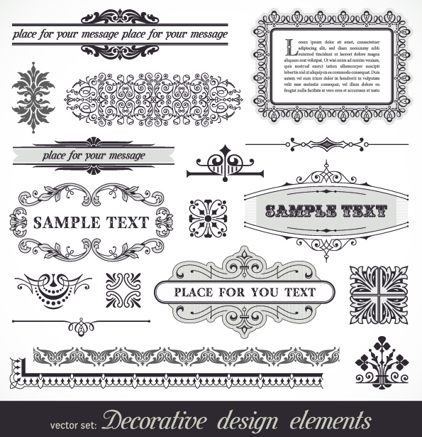 european pattern border 03 vector