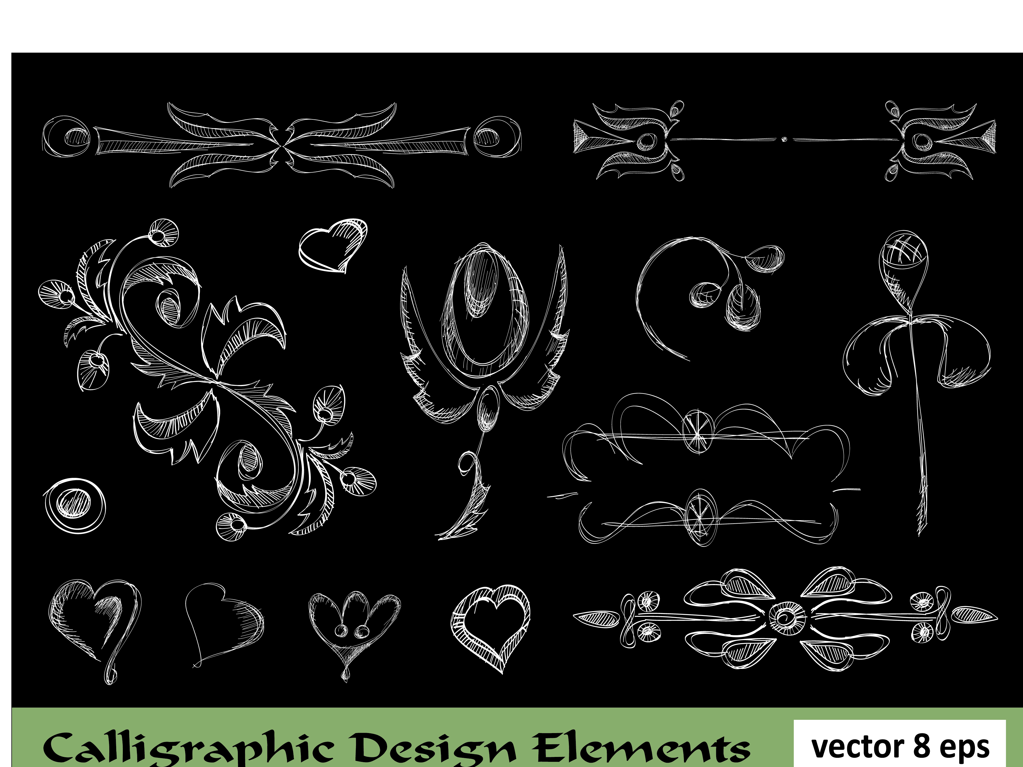 european lace pattern line draft 02 vector