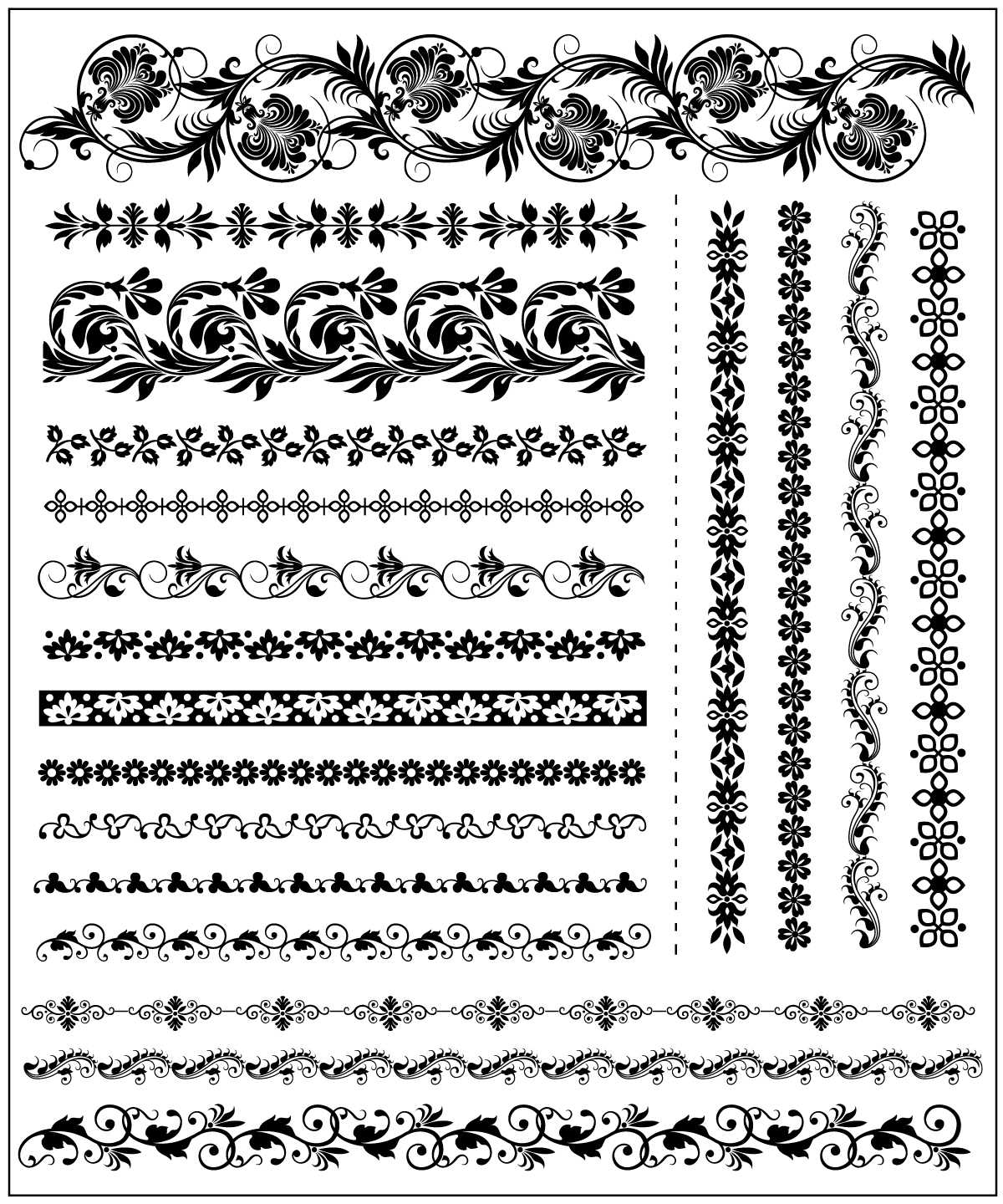 exquisite lace pattern 02 vector