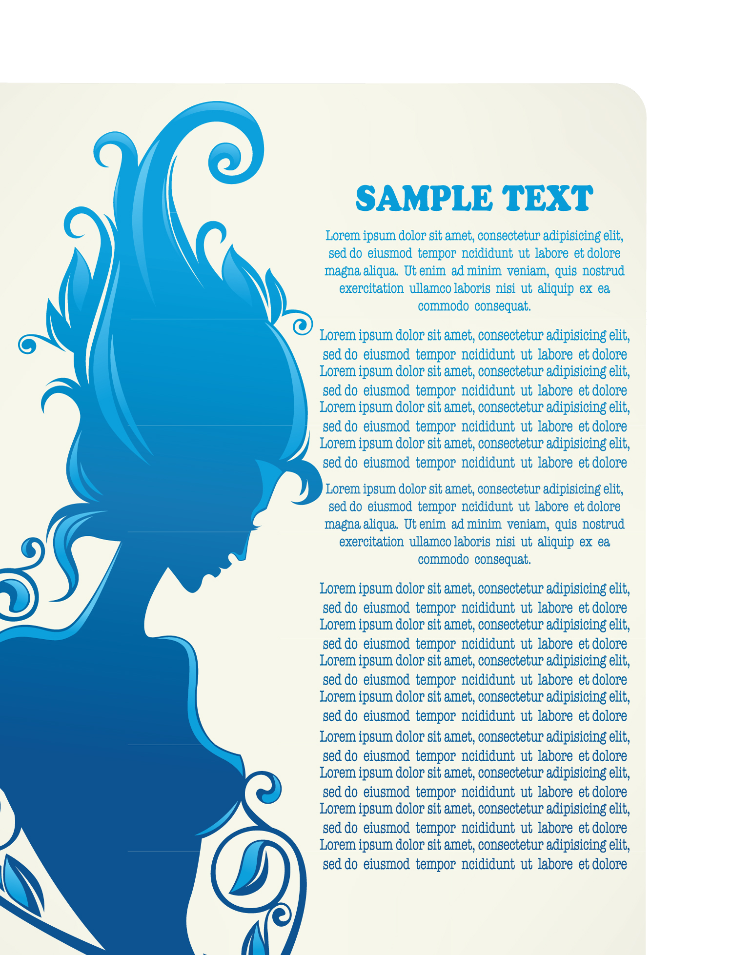 beautiful silhouette pattern 02 vector