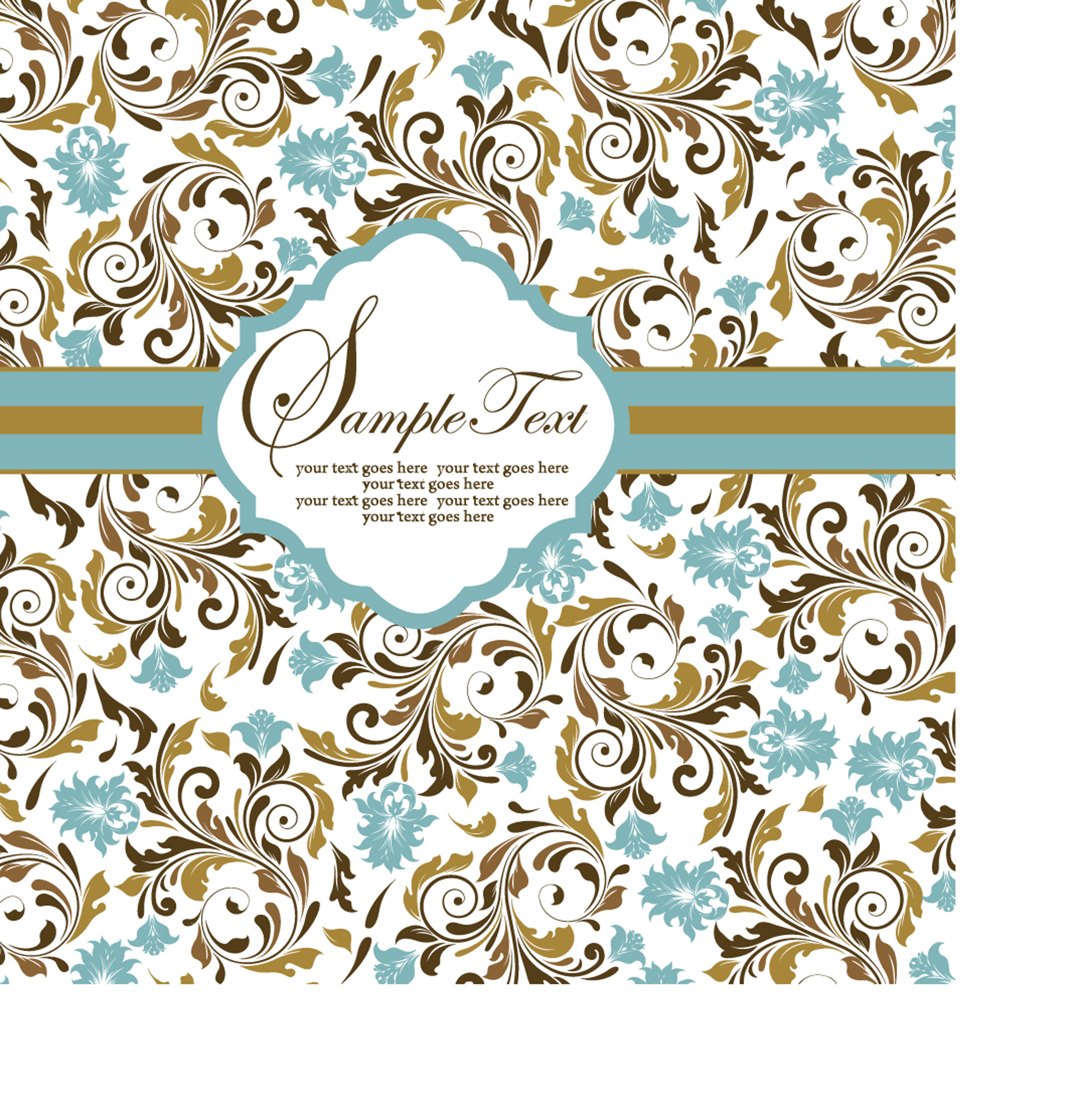 pattern background card 05 vector