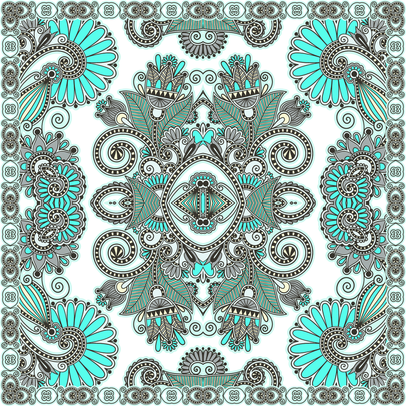 beautiful pattern background 04 vector