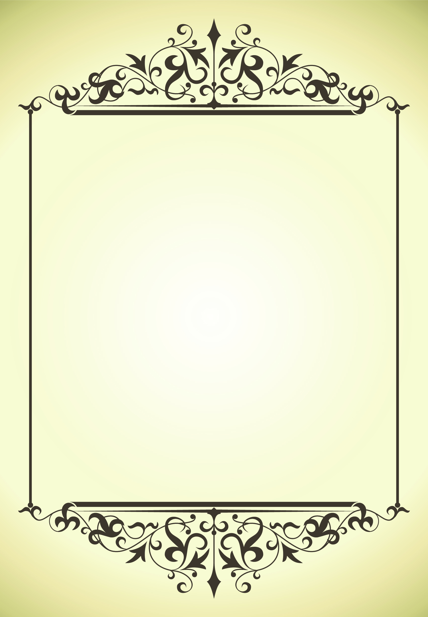 classic pattern border 05 vector