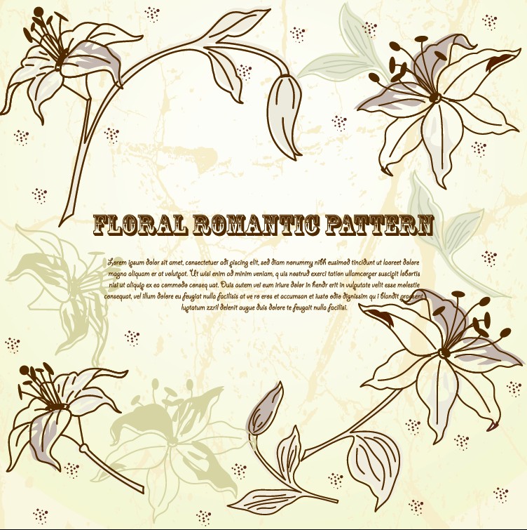 line art pattern background 02 vector