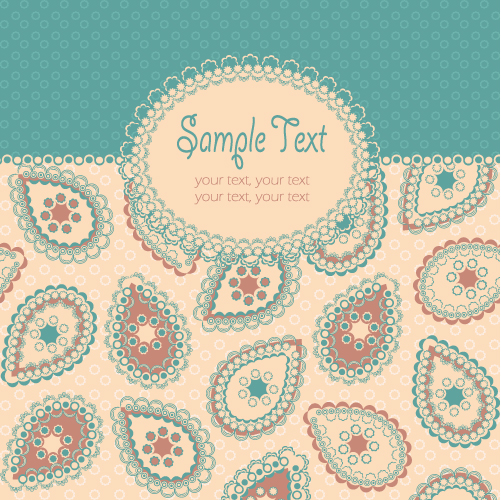 beautiful pattern background 05 vector