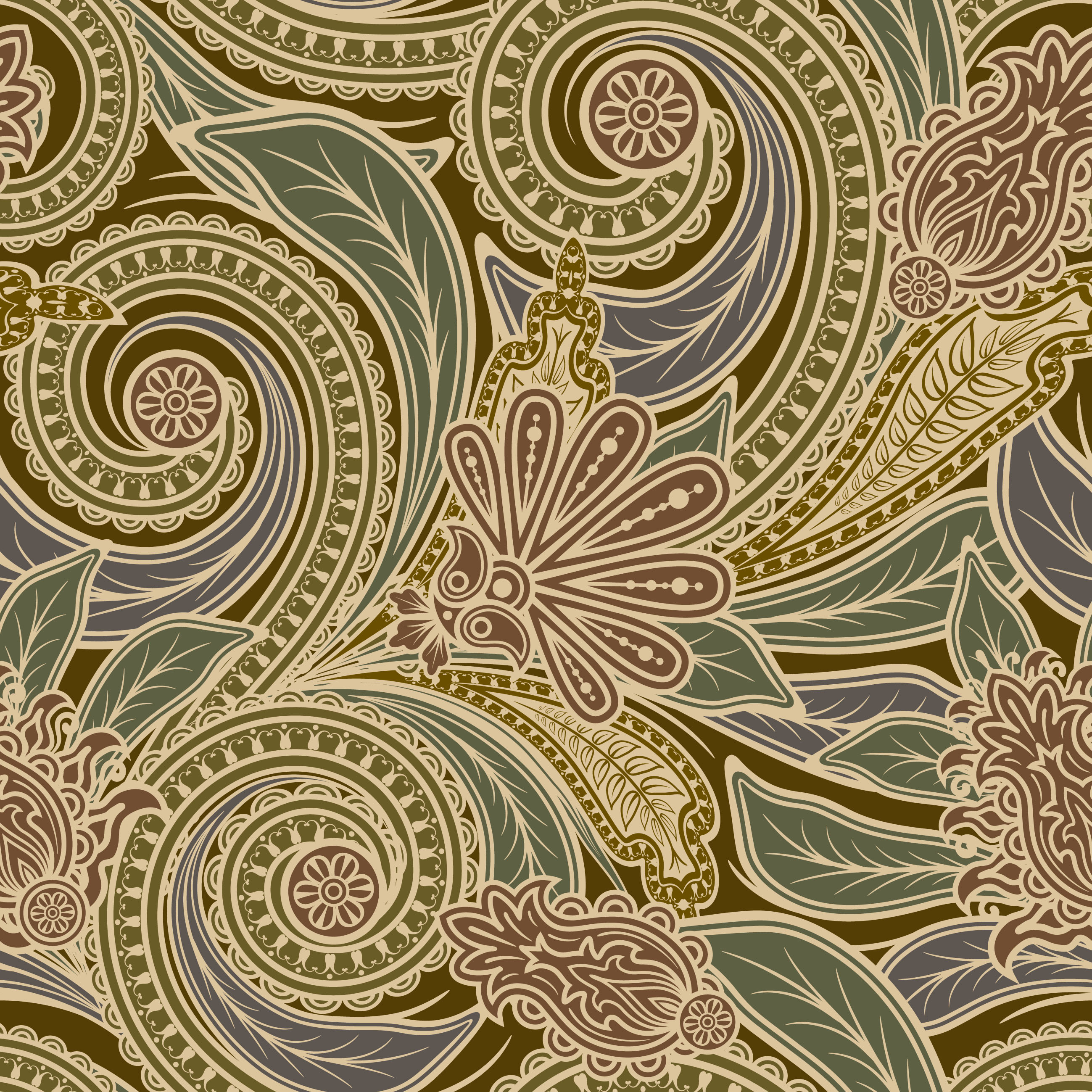 european fine pattern background 03 vector