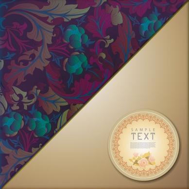 classic pattern background 04 vector