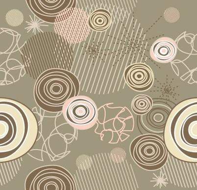 retro pattern background 01 vector