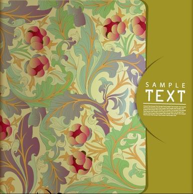 classic pattern background 03 vector