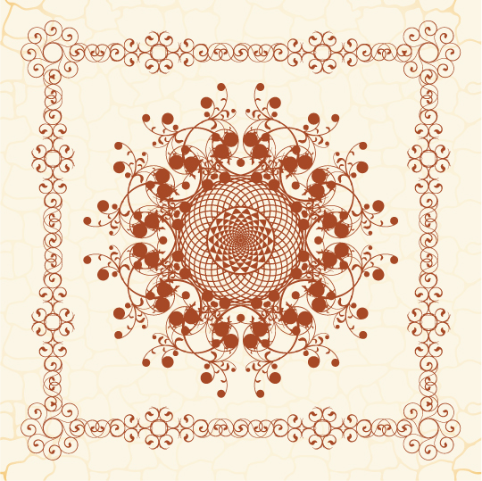 the exquisite european pattern 02 vector