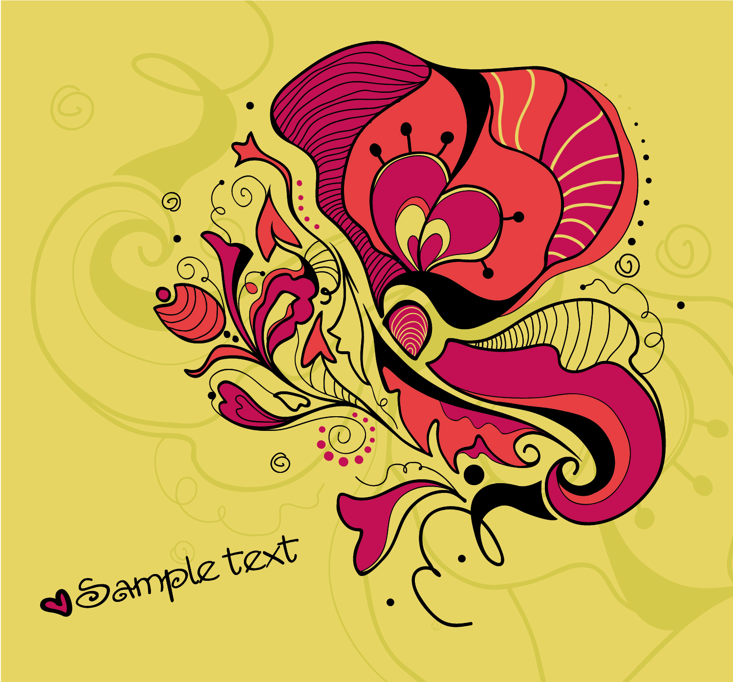 fine illustrator patterns 03 vector