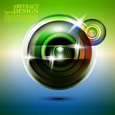 dynamic halo background 04 vector