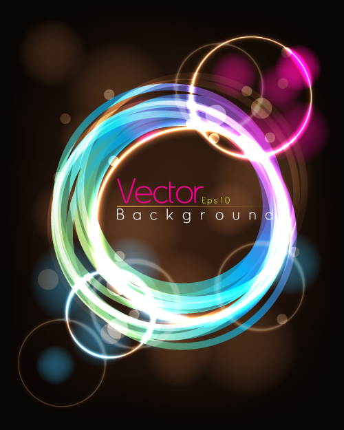 fashion halo dynamic background 02 vector