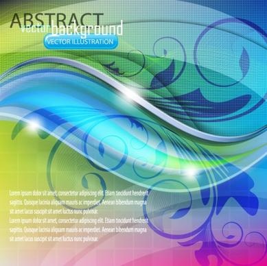 dynamic flow line pattern 01 vector