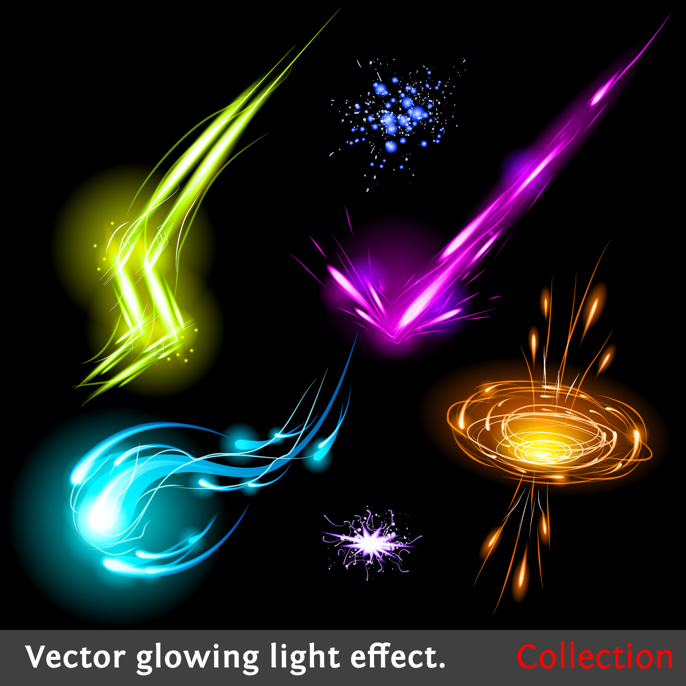 colorful flow line 02 vector