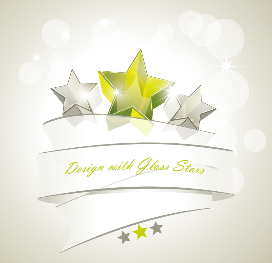 dynamic star background vector