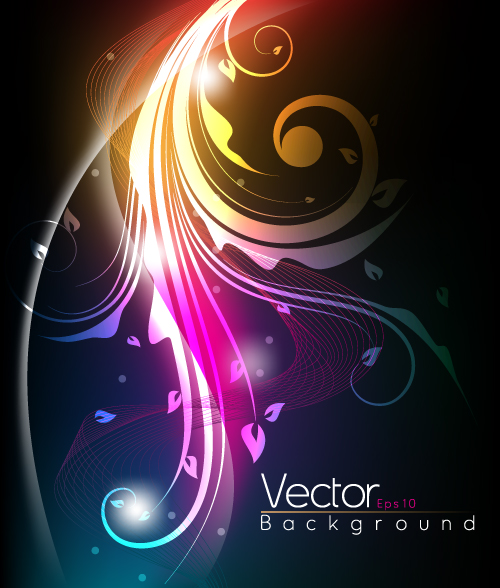 the stylish tread dynamic background vector