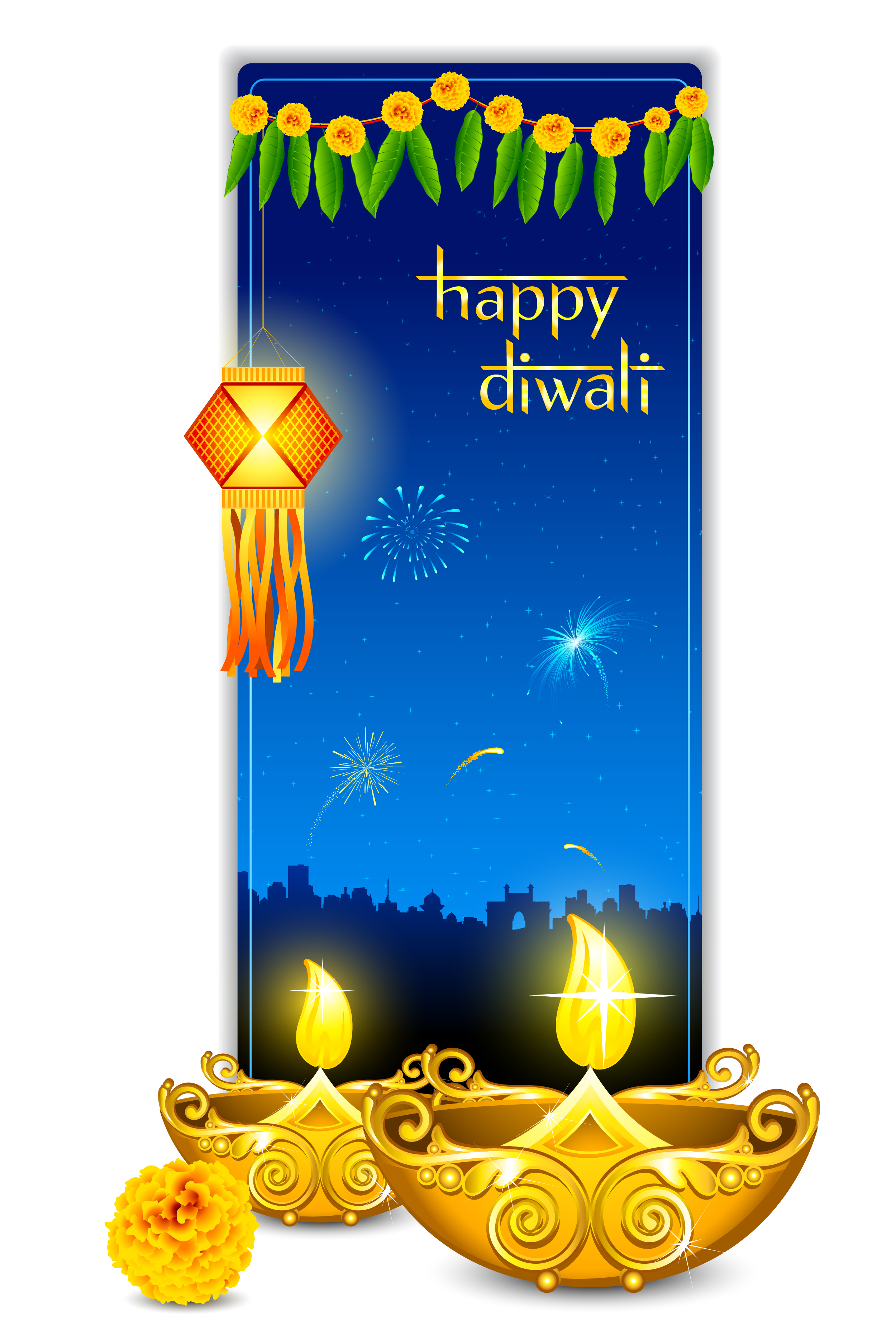 beautiful diwali cards 07 vector