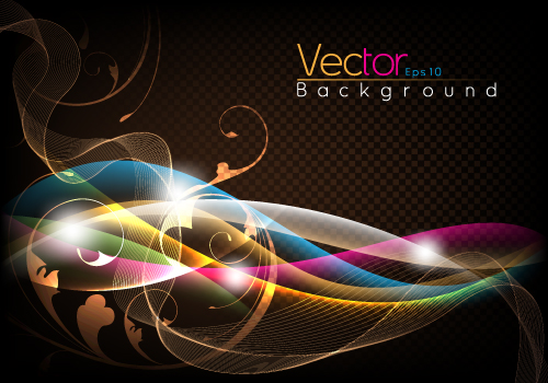 fashion halo dynamic background 03 vector