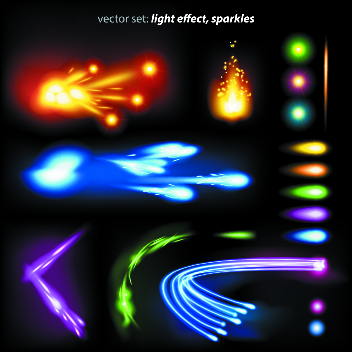 colorful flow line 01 vector