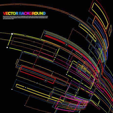 the commercial dynamic flow line 01 vector