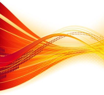 dynamic flow line bannervector