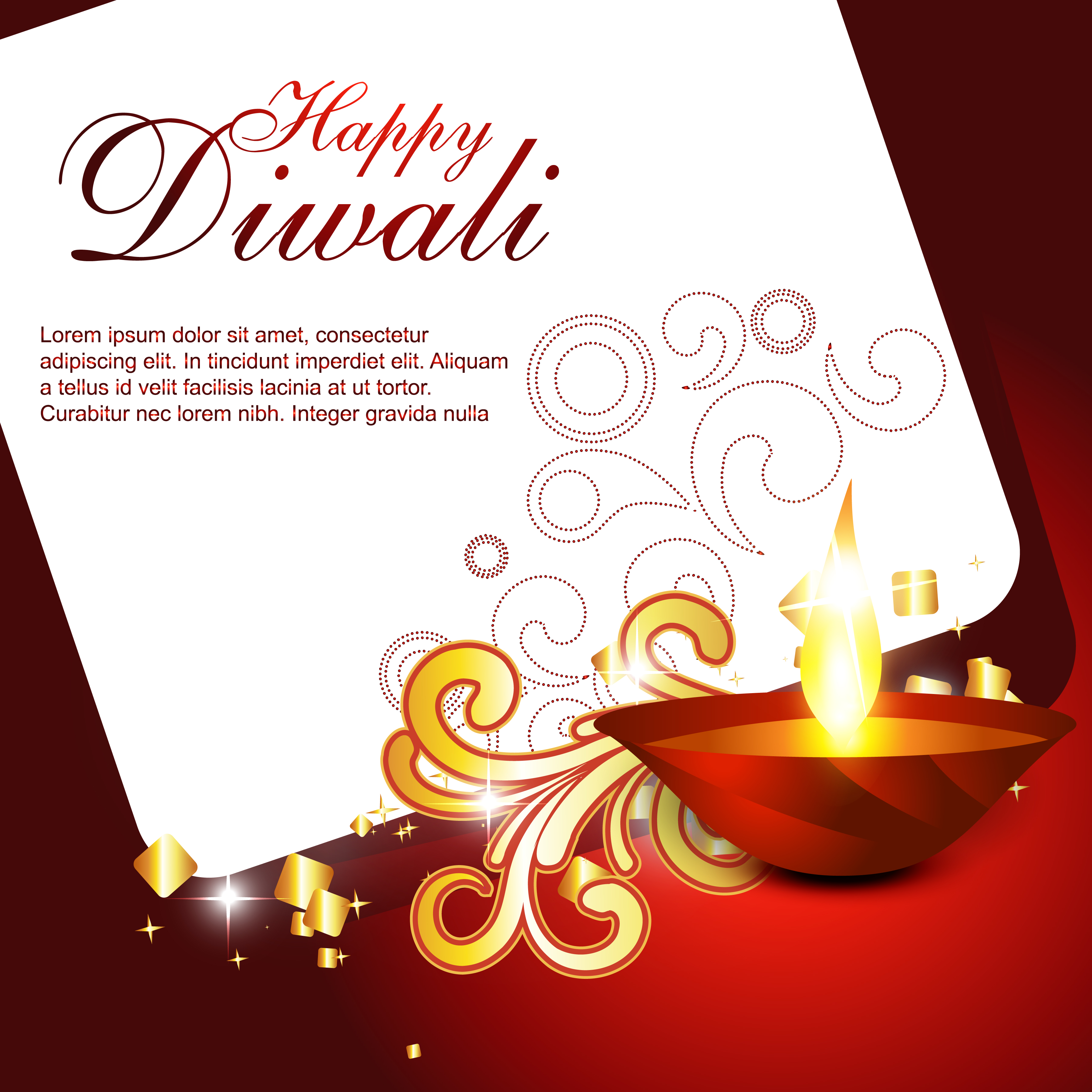 beautiful diwali cards 06 vector