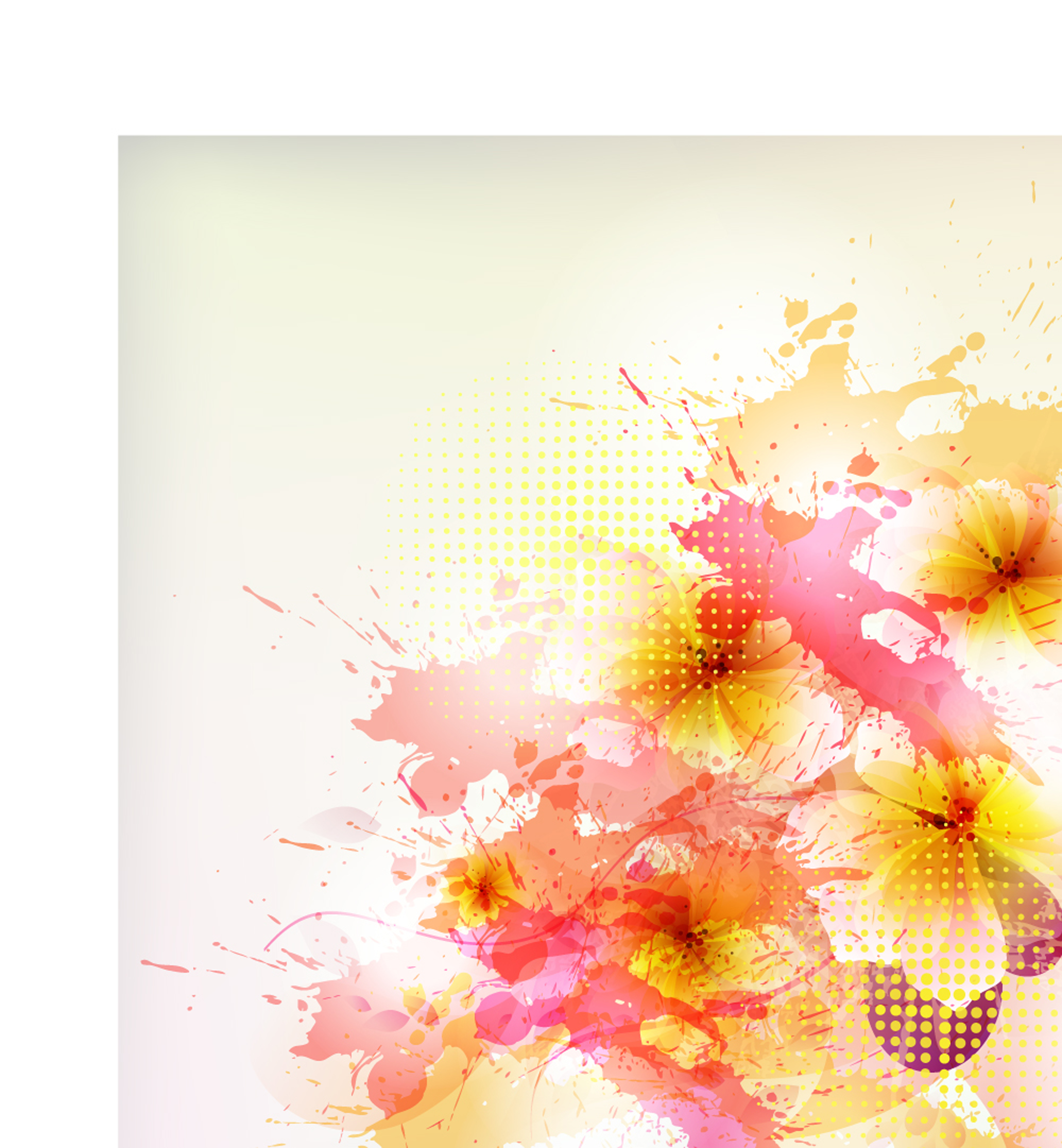 beautiful flowers background 01 vector