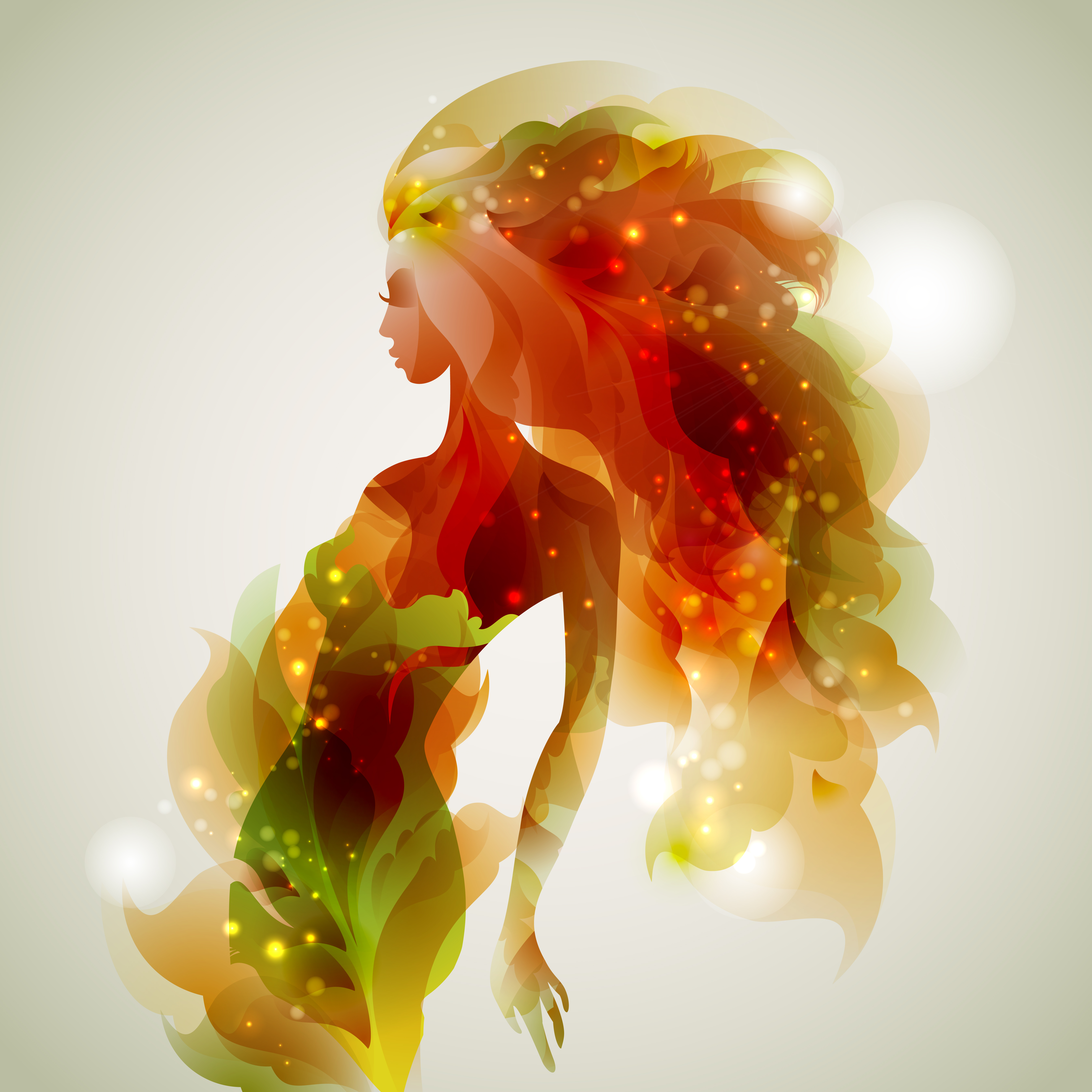 fashion beauty illustrator 02 vector