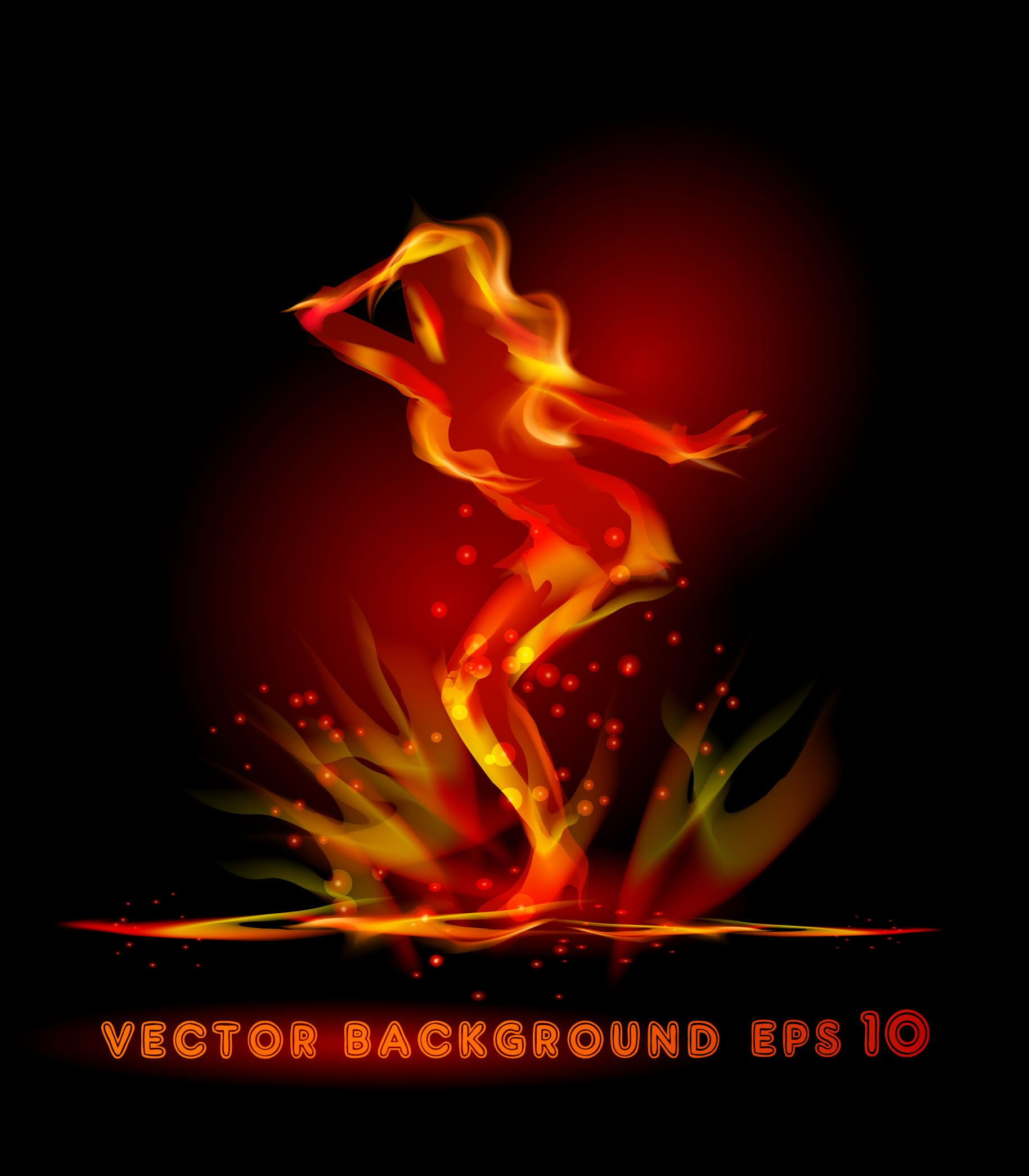 flame effects 05 vector