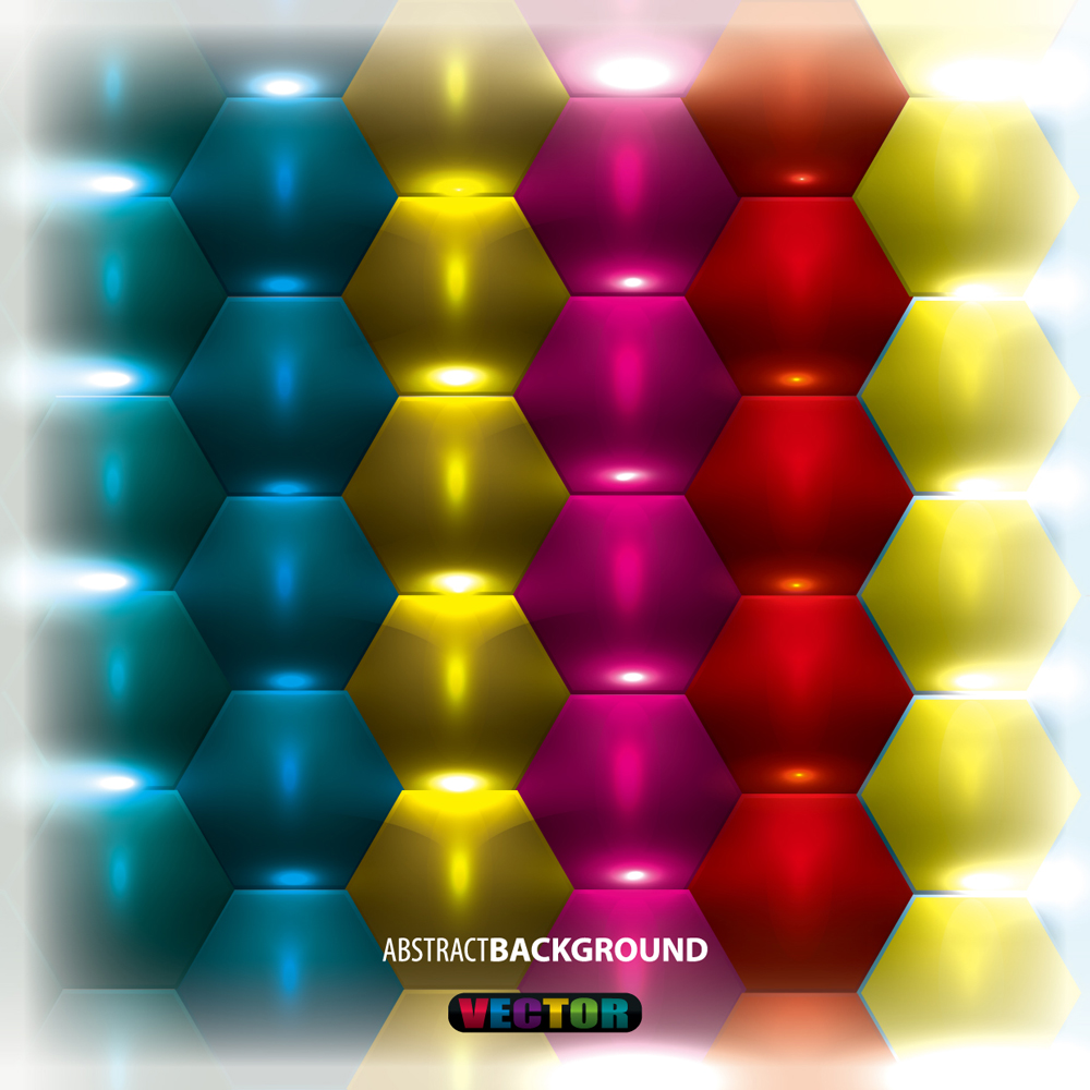 gorgeous threedimensional background 03 vector