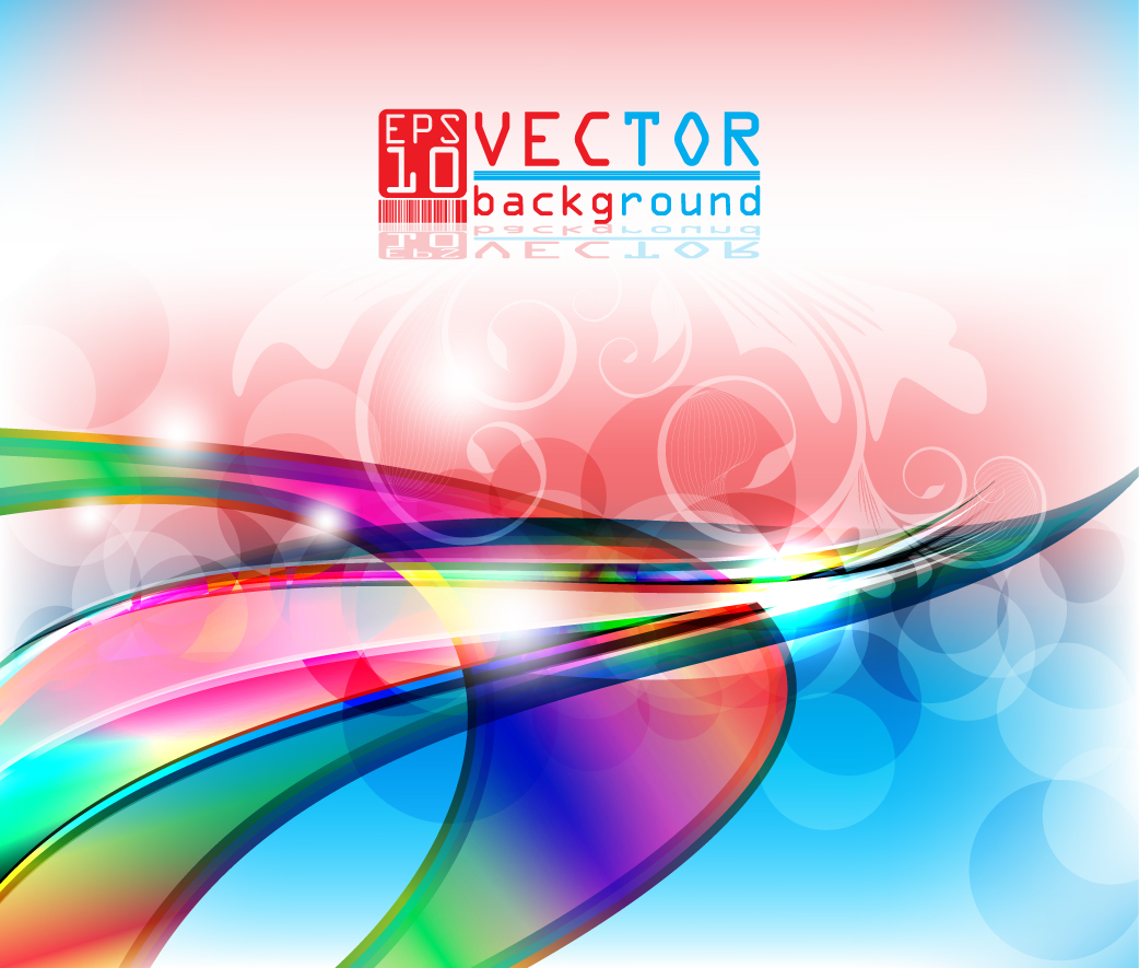 gorgeous threedimensional background 05 vector