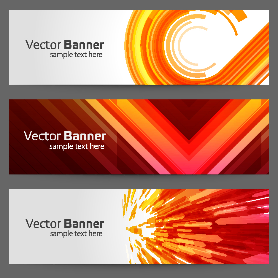 the gorgeous strip card 01 vector