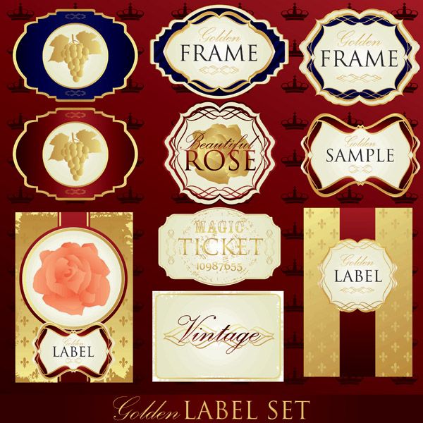 european label vector